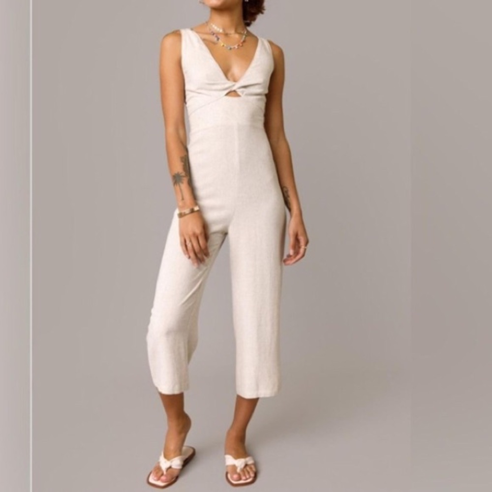Blue Rain white pants jumpsuit NWT